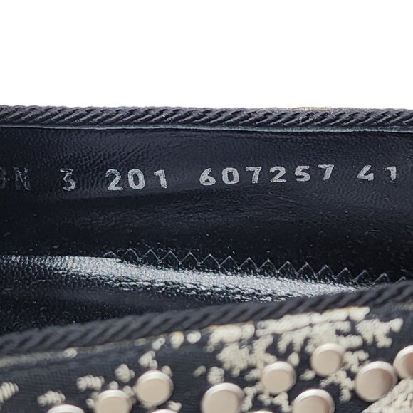 Alexander McQueen Silver Studded Loafers 40 (7US) - Picture 6 of 8